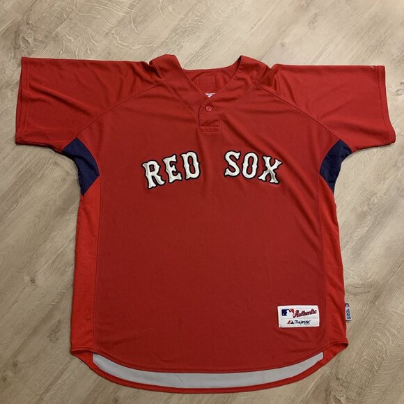 Majestic MLB Boston Red Sox Jonathan Papelbon #58 Jersey Men's XL Training BP - Picture 1 of 8